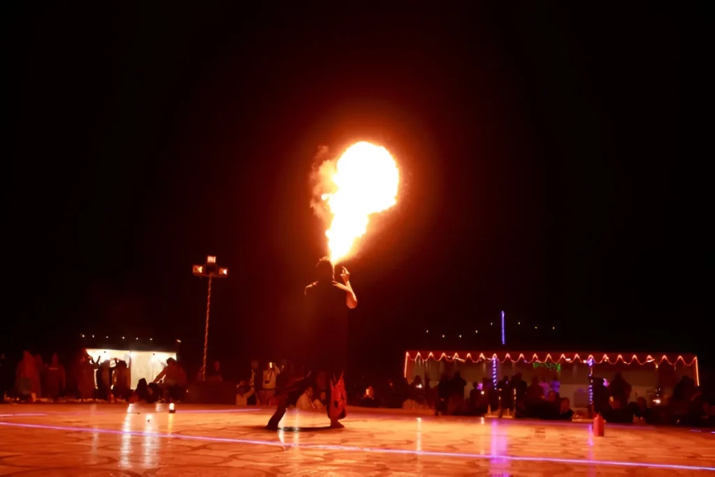 fire-show-in-desert-safari